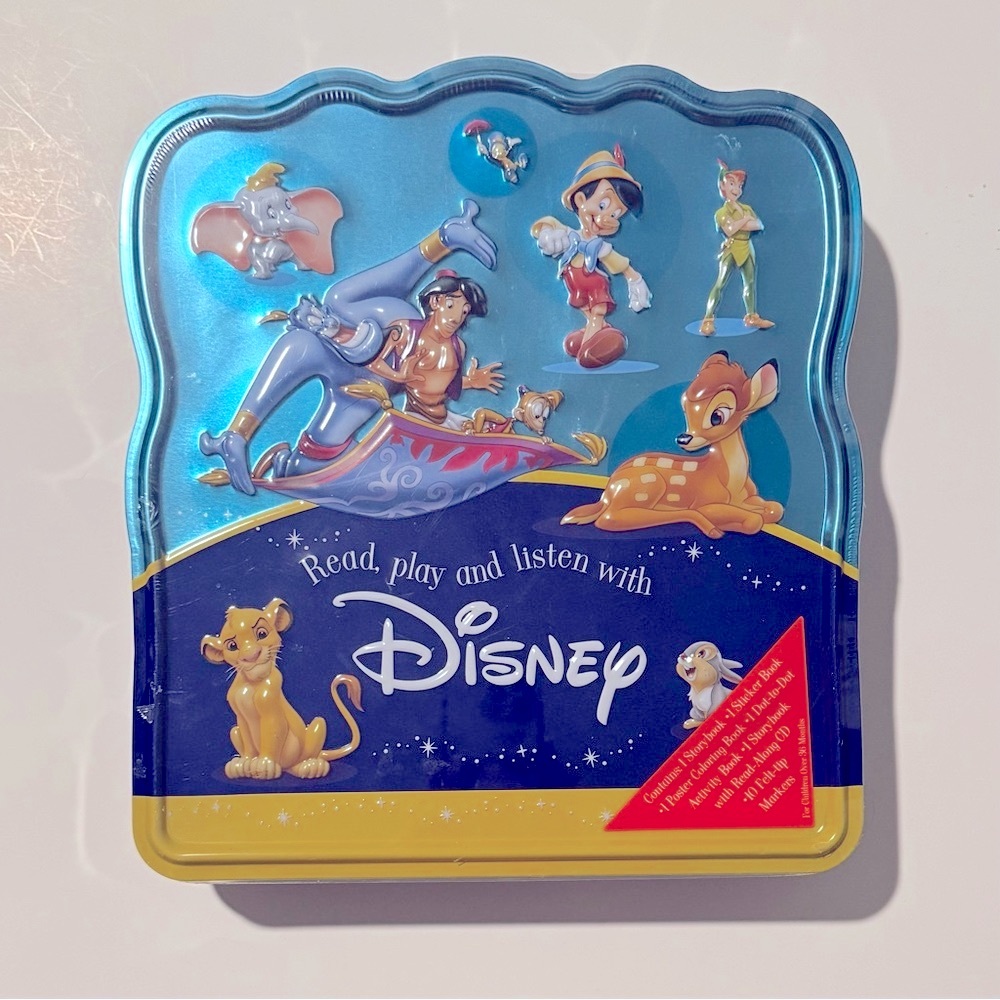 Disney Kids Activity Set in a Collectible tin Container
